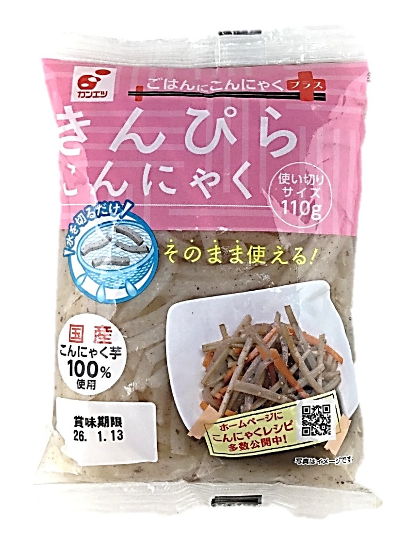 使い切り きんぴらこんにゃく110g カ