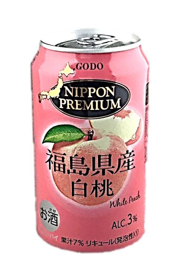 ニッポンプレミアム福島県産白桃350ml