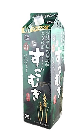 すごむぎ パック25度1800ml 合同