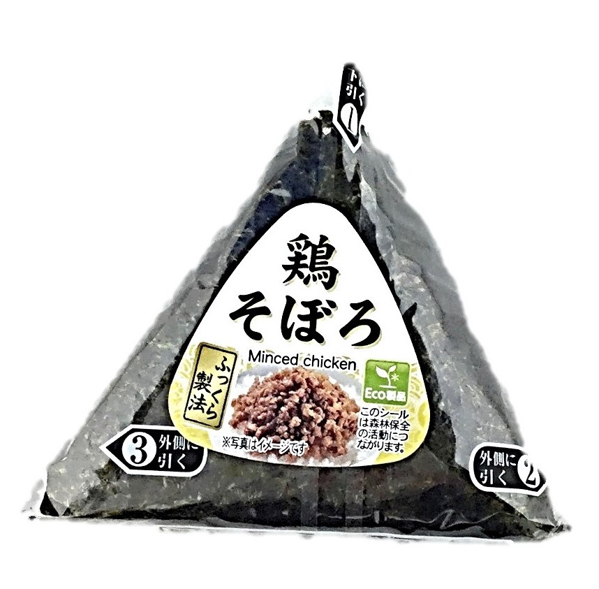手巻おにぎり 鶏そぼろ シノブフーズ