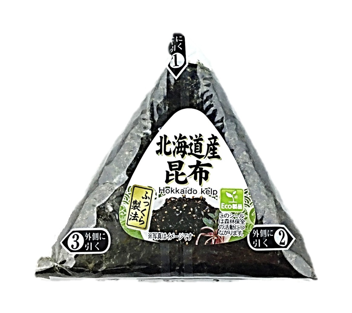 手巻おにぎり 北海道昆布 シノブフーズ