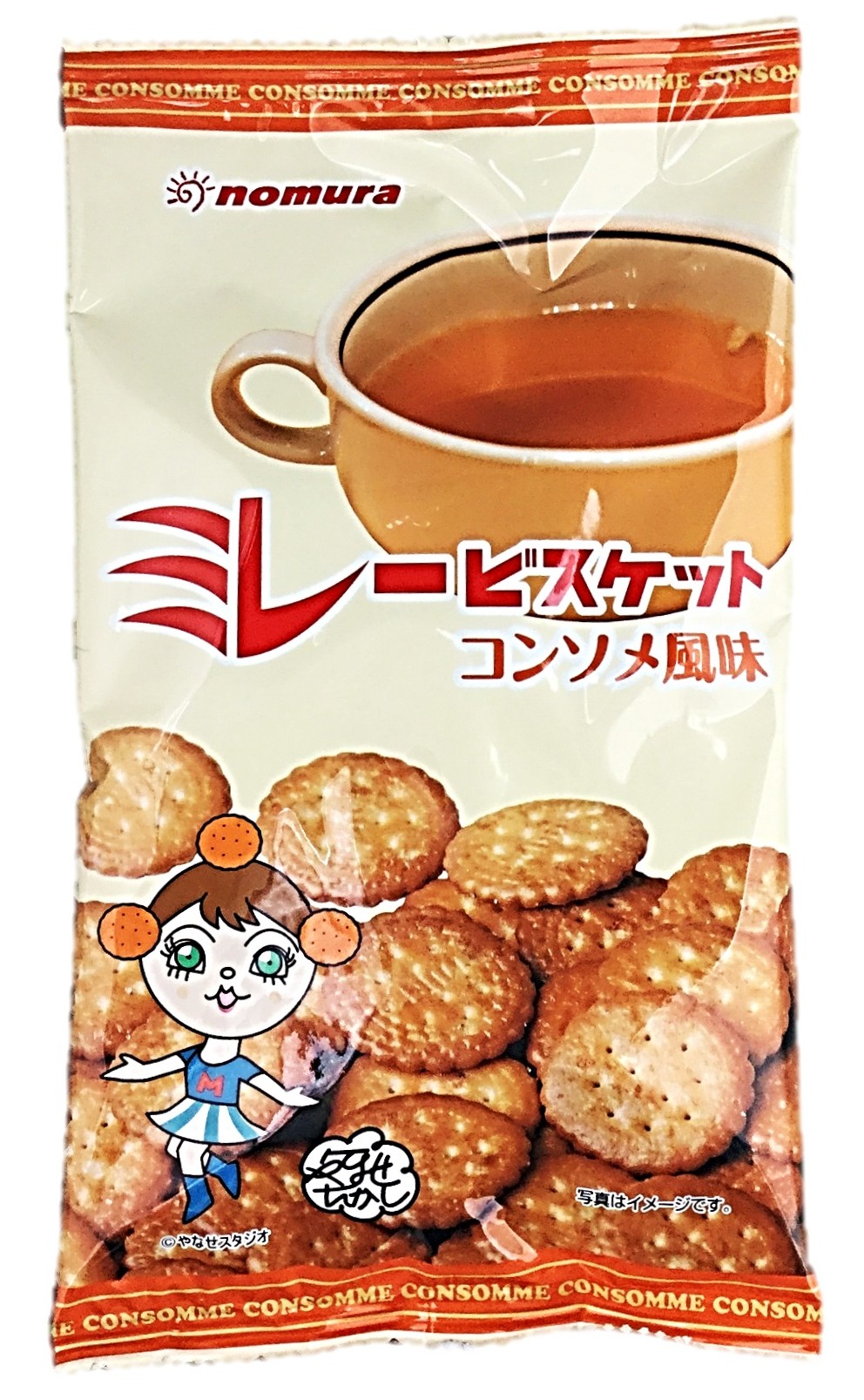 ミレービスケットコンソメ風味120g 野