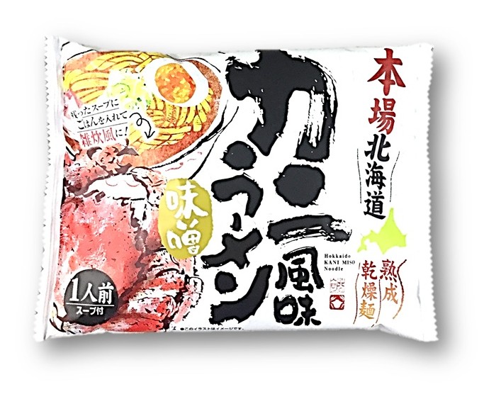 本場北海道カニ風味ラーメン味噌101g