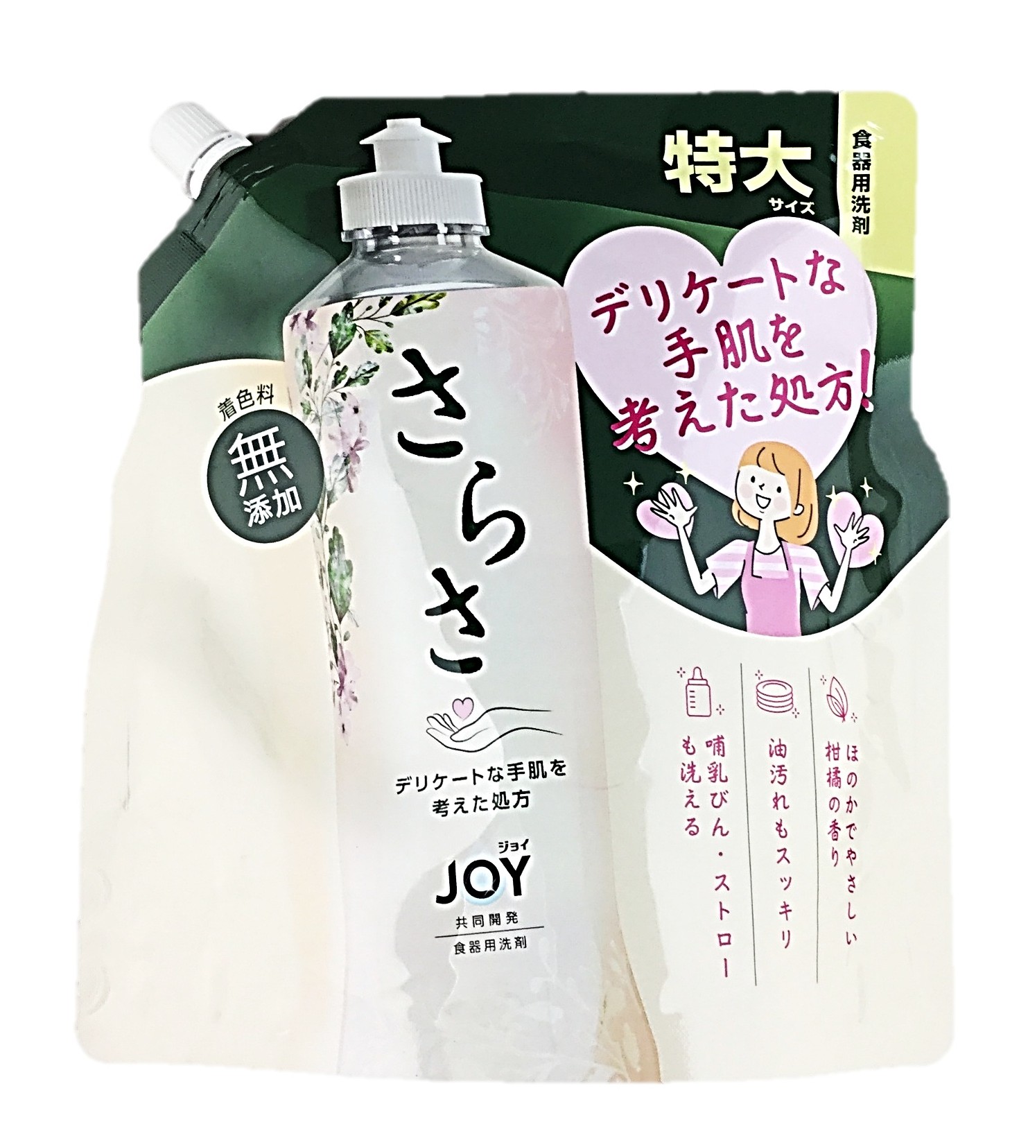 さらさ食器用洗剤詰替特大620ml P&