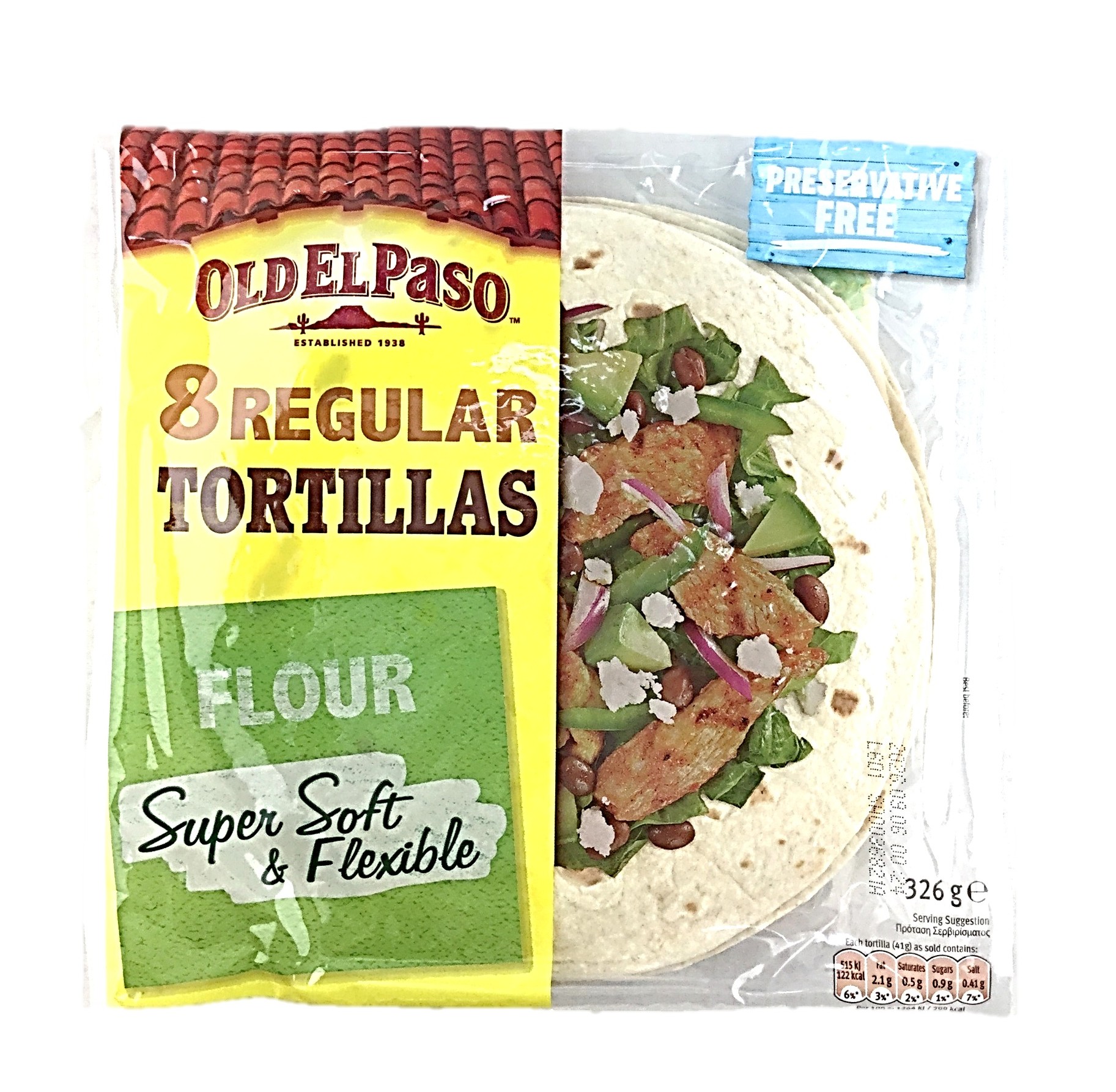 フラワートルティーヤ326g オールドエ